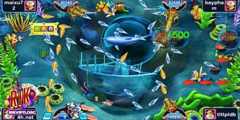 Trải nghiệm game bắn cá 4 người với những màn săn thưởng kịch tính